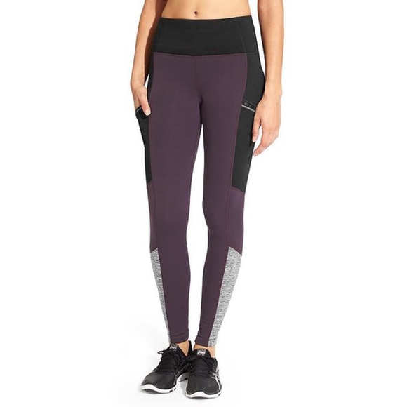 Athleta Fleece Lined Leggings With 
